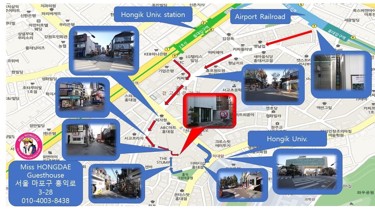 Miss Hongdae Guest House Seoul Bagian luar foto