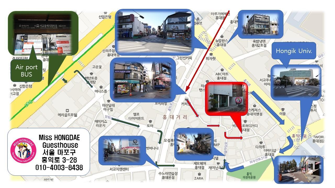 Miss Hongdae Guest House Seoul Bagian luar foto